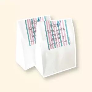 화이트 페이퍼백 S 5P 선물 포장 종이 봉투