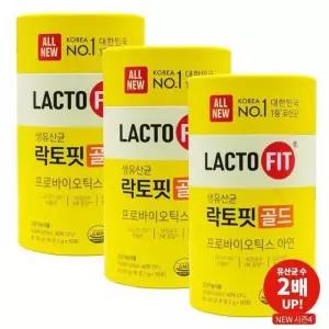 [CFU 40억 리뉴얼 제품] 락토핏 생유산균 골드 2g x 50포 3개 / WJ
