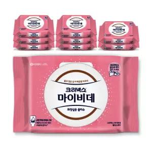 NEW 크리넥스 마이비데 밸런스케어 캡 40매 9팩 화장실 물티슈 여성케어 저자극