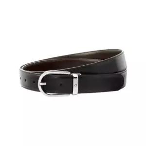 말발굽형 버클 30mm 리버서블 레더 벨트 128135