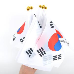 정품-일체형수기태극기 미니 10장 / 응원용품/응원도구/태극기/국제경기/