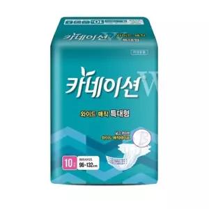 카네이션  W4 와이드매직 특대형 8팩 80매 성인용기저귀 겉기저귀