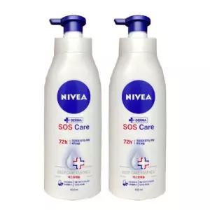 니베아SOS 케어 바디로션 400ml x 2개 (1+1기획상품)/ 무배