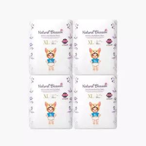 네추럴블라썸 슈퍼 소프트 비건기저귀 밴드 5단계(XL) 22매x4팩