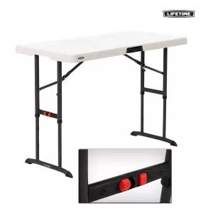 라이프타임 다목적 테이블 1200 / 122 x 61cm 3단 높이조절 코스트코 야외테이블