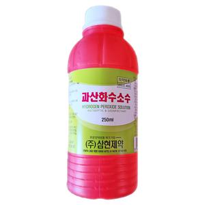 삼현제약 과산화수소수(35%) 상처 소독 드레싱 살균 250ml x 10개 화공약품 과학실험 과산화수소 구급함 피부