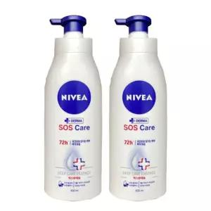 니베아 SOS케어 바디로션 400ml(건성) 2개