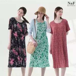 [NS홈쇼핑]NNF 여성 플로럴 플리츠 원피스 3종[35236023]
