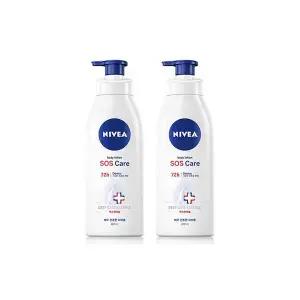니베아 SOS케어 바디로션 400ml x2개 72h 극건조용