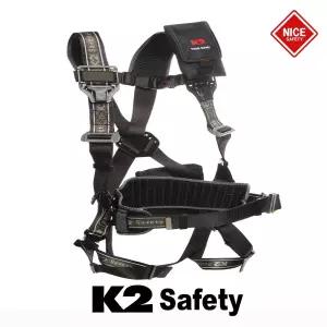 케이투 K2 KB-9201 전체식 싱글 엘라 죔줄 산업용 현장 추락방지 생명줄 브라운 관리자 안전벨트