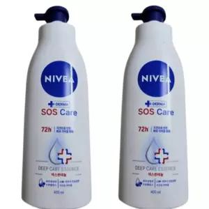 니베아 SOS 케어 바디로션 보습 로션 400ml+400ml (1srr)