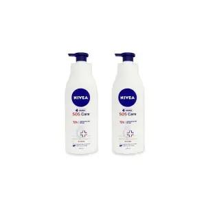 니베아 저자극 극건성 피부용 SOS케어 바디로션 400ml 2개