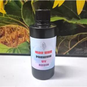 국내산 프리미엄 중점도 UV 레진 아트 재료 중점도 LED 겸용 레진 용액 100g~500g 고광택