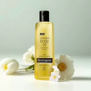 뉴트로지나 마사지오일 끈적임없는 바디오일 플로럴, 250ml, 2개 촉촉함 수분코팅