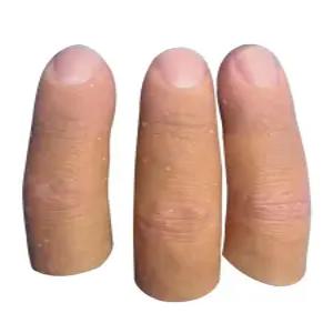 인공 손가락 의수 실리콘 보호 맞춤 새끼 중지 검지 의족 인조 부드러운 커버 약지
