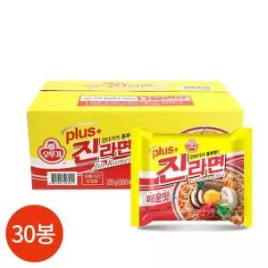 [텐바이텐]오뚜기 진라면 PLUS 매운맛 120g x 30봉