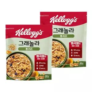 켈로그 통귀리그래놀라, 500g, 2개