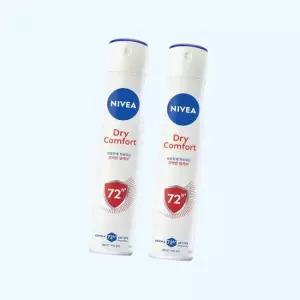 니베아 데오드란트 스프레이 드라이 콤포트 200ml 2개 81604X2 4962685