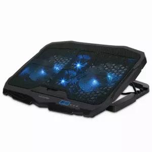 쿨링패드 NCORE 노트북 쿨링 받침대 NC30 LED (블랙)