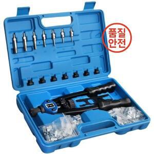110PCS 수동 리벳 너트 건 도구 M3 M10 전문 세트가있는 양손