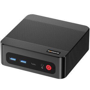 BOSGAME P3 Pro 게이밍 미니 PC Ryzen 7940HS 16GB DDR5 1TB PCIe SSD AMD Radeon 780M 그래픽 4K 트리플 디스플레이 듀얼 5G LAN Wi Fi 6E BT5 64GB RAM 4TB SSD로 확장 가능 오피스
