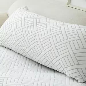 (올핀)쿨링바디필로우 3중직 냉감 화이트 40X100cm 롱쿠션