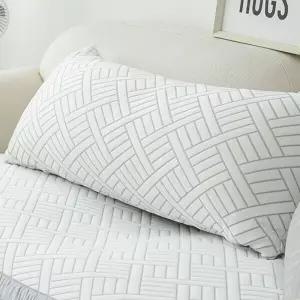 듀라론 3중직 냉감 바디필로우 화이트 40X100cm 롱쿠션