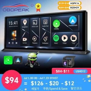 카플레이 모니터 디스플레이 carplay 네비게이션 K60 Pro 11 3 4G 64G WIFI 안드로이드 14 AI 스크린 GPS 안드로이드 자동 1080P 대시 캠 백미러 비디오 레코더