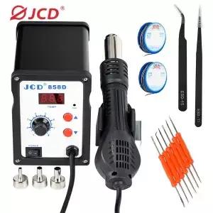 JCD 858D 공기 700W BGA 재 작업 납땜 스테이션 열 220V / 110V SMD SMT 용접 수리 도구