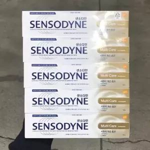 GSK 센소다인 멀티케어 시린이 치약 100g 5개