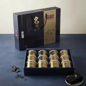 대천김 명품 캔김 세트 30g 12캔 곱창김 선물세트 + 쇼핑백 증정