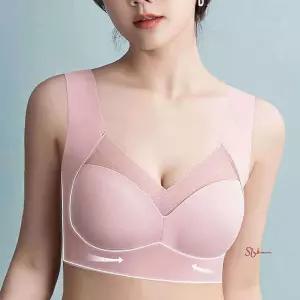 일체형 심리스 처짐방지 시스루 속옷 여름철 브라pqr316