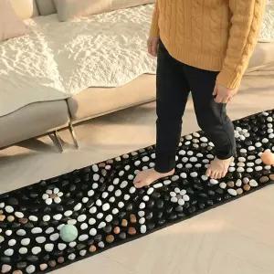 헬로제인 천연자갈 돌지압 발지압매트 (대형) 150cm