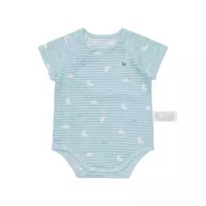 [블루독베이비] (BL)비치버드반팔바디수트 46370-040-13