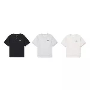 [롯데백화점]폴햄키즈 더블니트 헨리넥 루즈핏  반팔티  PKG2TS3011