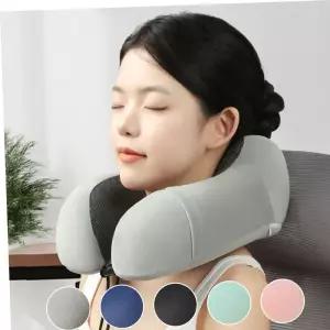휴대용 더나은 여행용 통풍 메모리폼 목베개 목쿠션