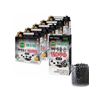 베지밀 뼈에좋은 칼슘 두유 검은콩 190mlx80