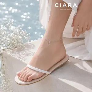 [씨아라]CIARA 14K Grosseto 스타 드롭스톤 발찌(GoldPlated)