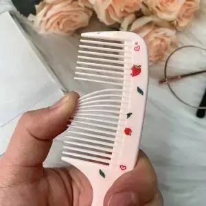 2개 세트 귀여운 헤어 빗 정전기 방지 딸기 모양 휴대용 헤어드레싱