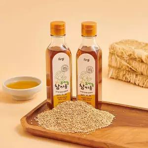 [퍼기] 안심 아기 유기농 참기름 저온압착 미음 재료 185ml 1병