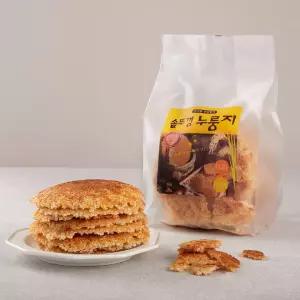 [품질보장] 국산쌀 솥뚜껑 누룽지 1kg x 2봉(총 2kg) 40인분 수제 가마솥 아침식사대용 숭늉