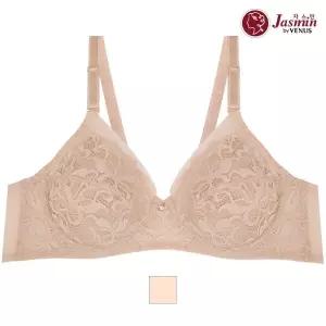 비너스 JBR1267 시스루 레이스 와이어 홑겹 풀컵 브라