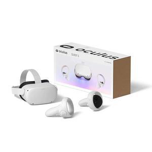 오큘러스 최신 퀘스트 2 GMAING VR 헤드셋 128GB 세트 - 올인원 가상 현실 커버 세트, 흰색