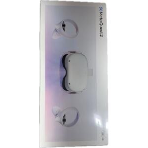 오큘러스 퀘스트 2 VR 헤드셋 128GB 홀리데이 세트 - 고급 올인원 가상 현실 커버 세트, 흰색