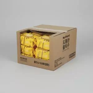노브랜드 도톰한 물티슈 캡형 100매 24입 1박스
