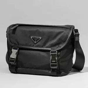 PRADA  26SS 리나일론  사피아노 가죽 숄더백 (2VD066 2DMG F0002)