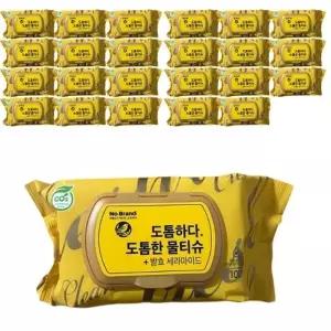 노브랜드 도톰한 물티슈 100매 24개