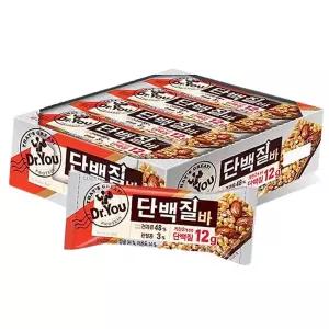 닥터유 단백질바 50g 12개 1세트 운동 영양 초코바