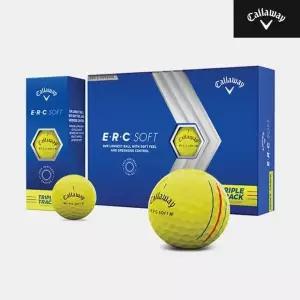 [캘러웨이][캘러웨이코리아정품]2023 ERC 소프트 트리플트랙 골프볼[옐로우][3피스 12알]