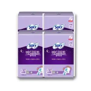 쏘피 바디피트 볼록맞춤 안심숙면 슈퍼롱 20개입 4팩
